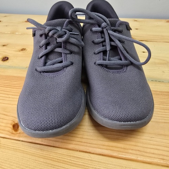 Kizik Madrid Eco-Knit Hands Free Shoes Womens 7 Wide Gray Sneakers Mens 5.5 - Picture 5 of 10
